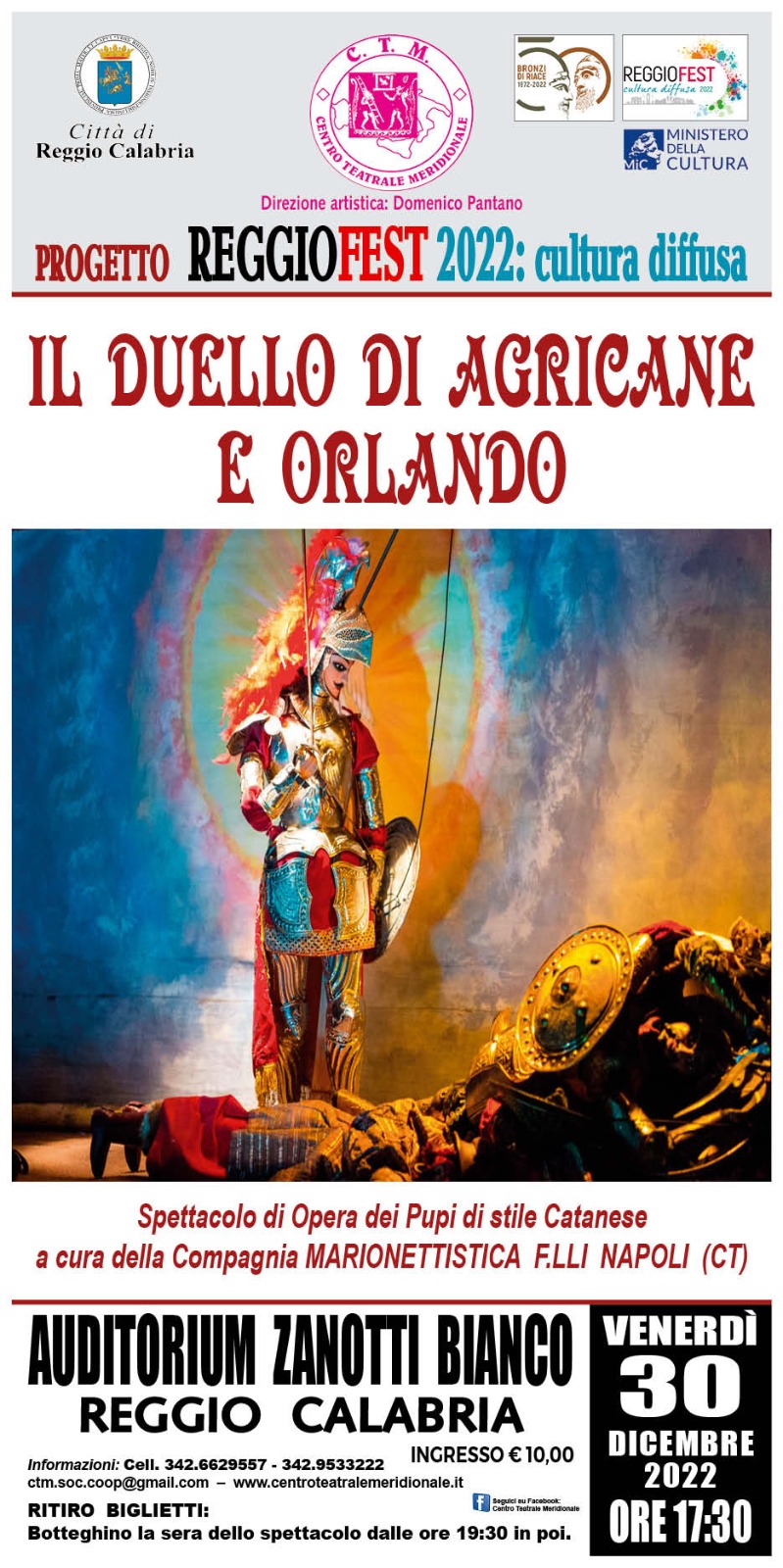 Il duello di Agricane e Orlando - Locandina