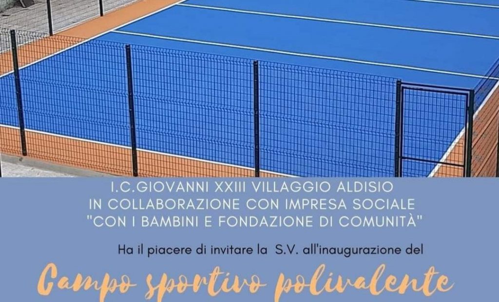 Inaugurazione campo polivalente I.C. Giovanni XXIII