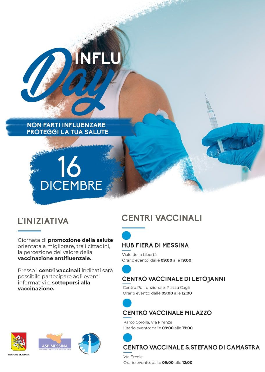 Influ-day A Messina: Giornata Dedicata Alla Prevenzione Dell’influenza