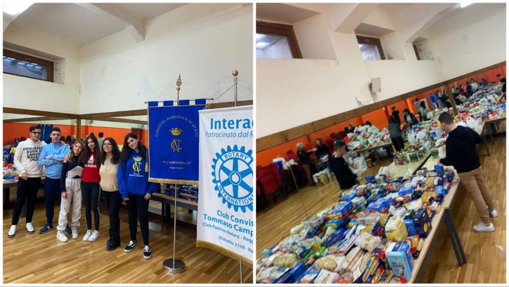 Interact Club Convitto Campanella colletta alimentare