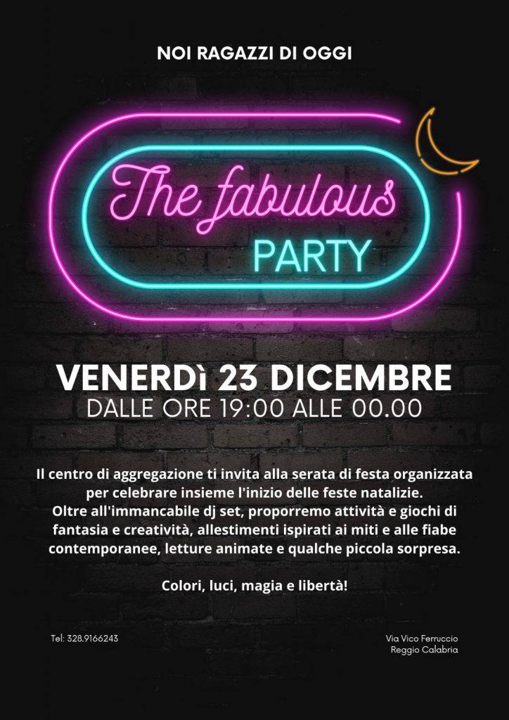 Locandina Reggio Fabulous Party