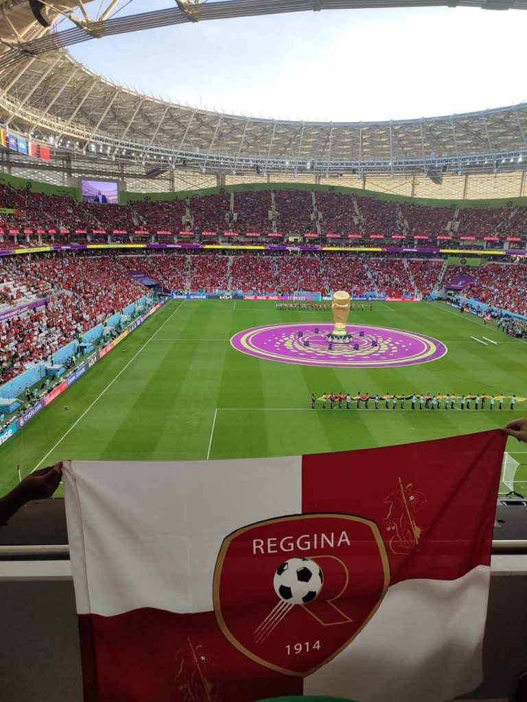 Mourad tifoso Reggina ai Mondiali del Qatar