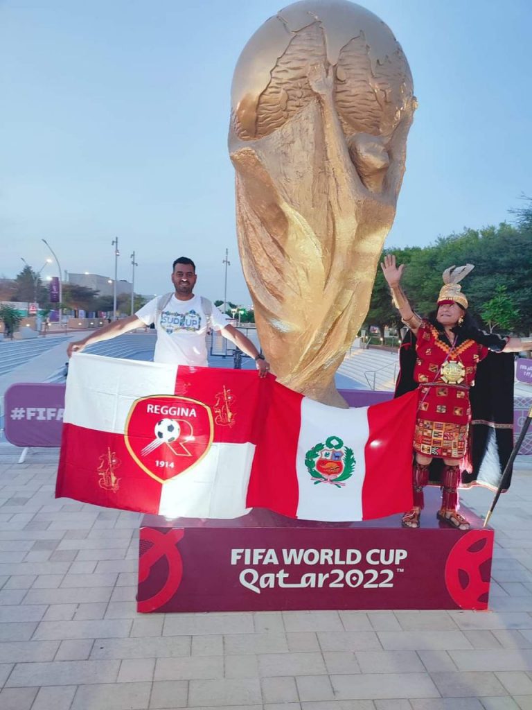 Mourad tifoso Reggina ai Mondiali del Qatar