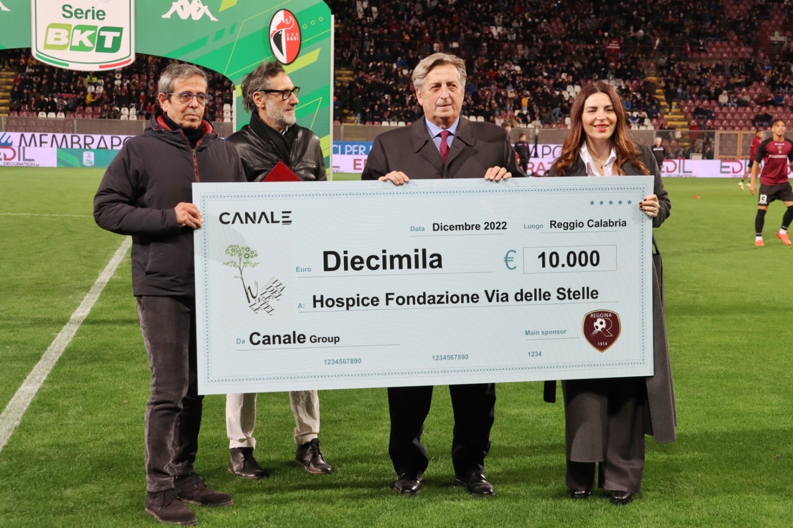 Premiazione Reggina-Bari