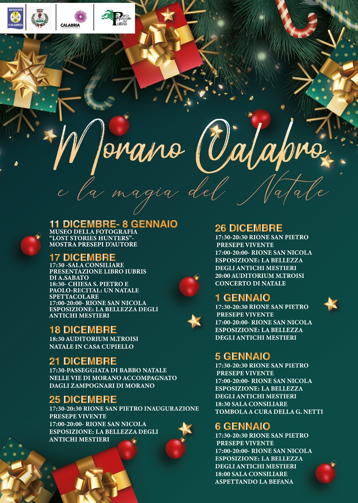 Programma Natale Morano Calabro