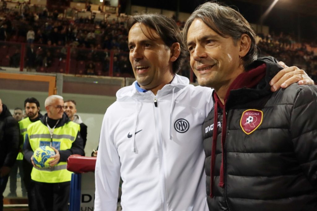 Reggina-Inter Simone e Filippo Inzaghi