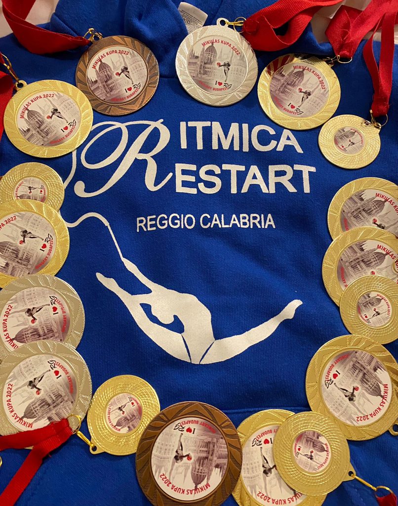 Ritmica Restart 11 medaglie in Ungheria