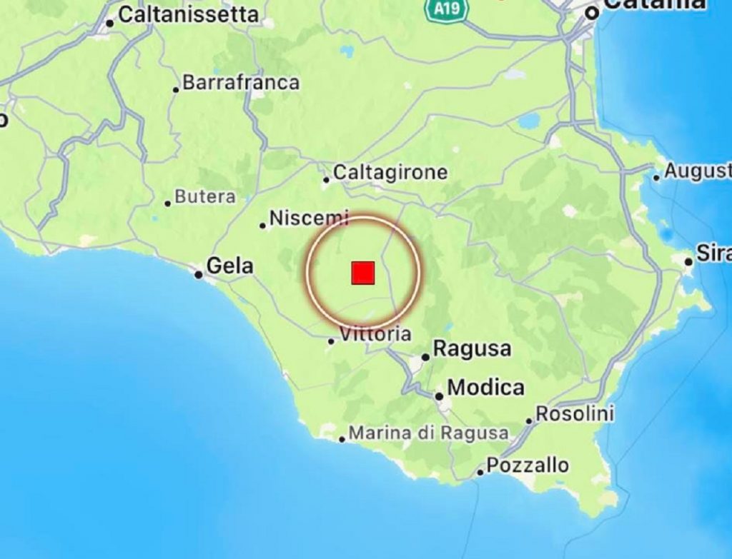 Terremoto sicilia 8 dicembre 2022