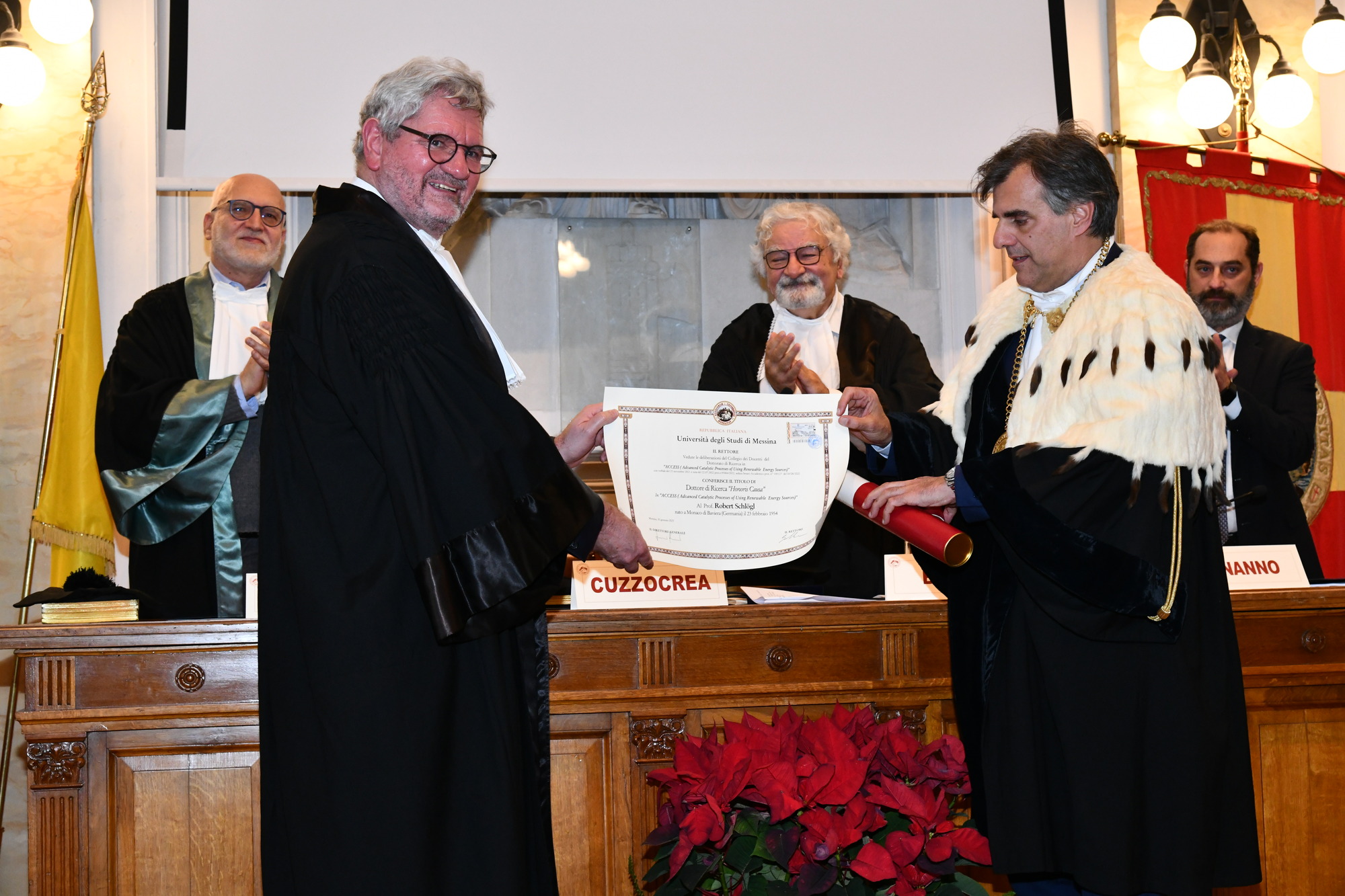 Dottorato di Ricerca Honoris Causa in ACCESS al prof. Robert Schlögl