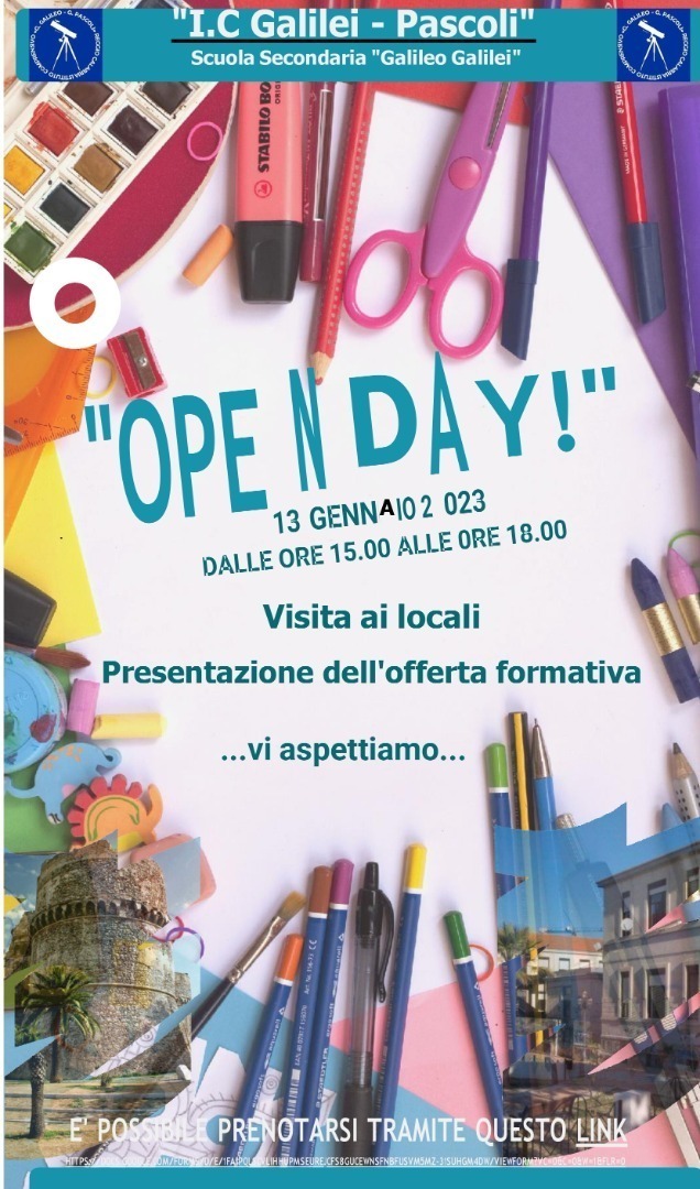 Open day Istituto Galilei