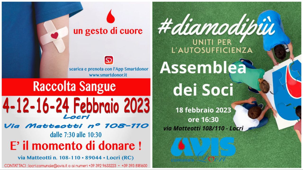 Raccolta sangue Avis