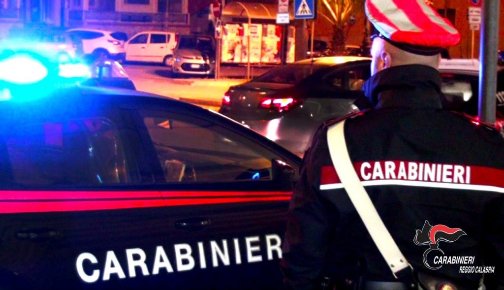 carabinieri reggio calabria notte