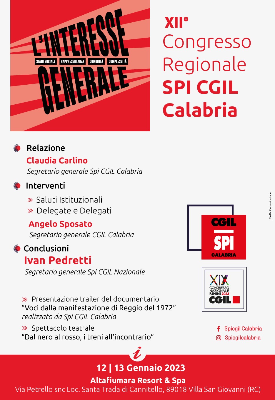 locandina Spi Cgil Calabria