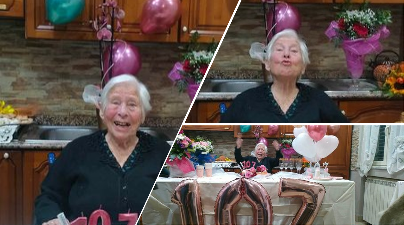 nonna grazia 107 anni