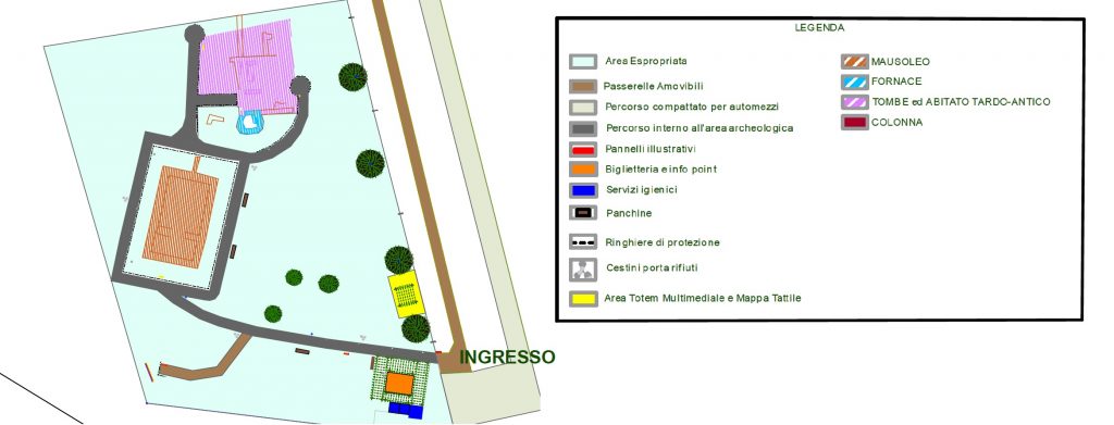 progetto area archeologica Lazzaro