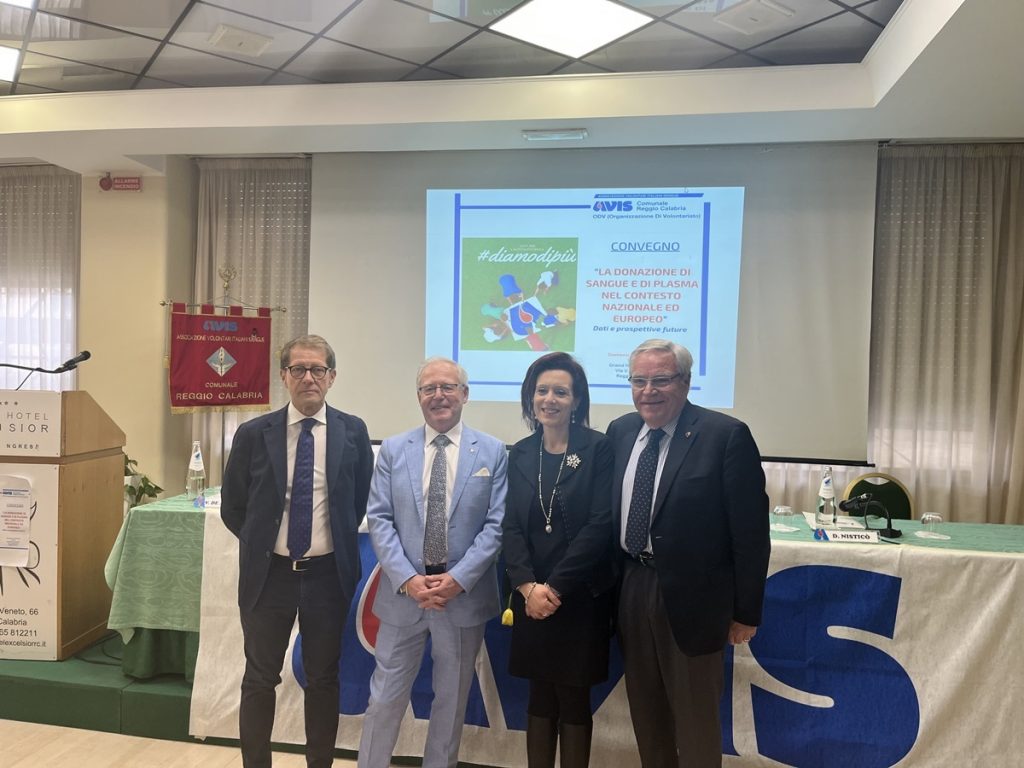 Briola, De Angelis, Calipari, Nisticò convegno Avis comunale Reggio Calabria 26 febbraio 2023