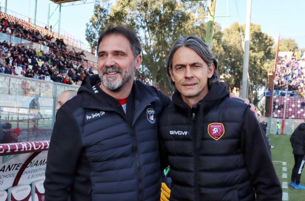 Reggina-Pisa d'angelo e inzaghi