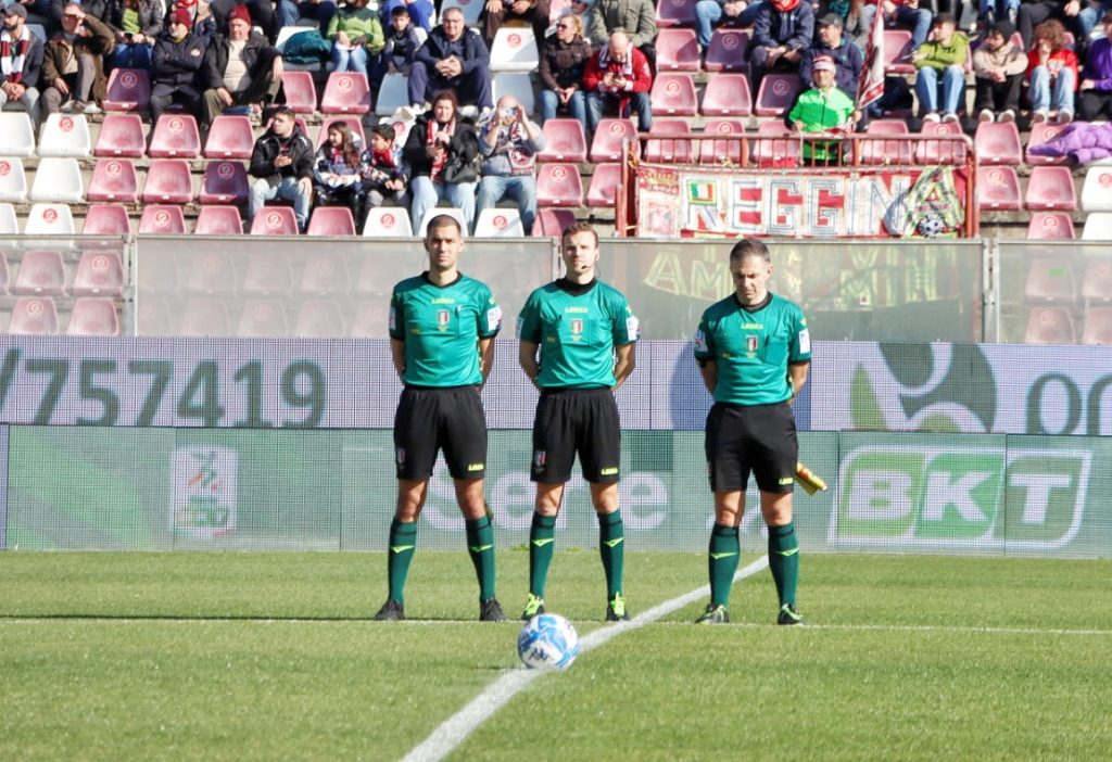 Reggina-Pisa arbitro La Penna e assistenti