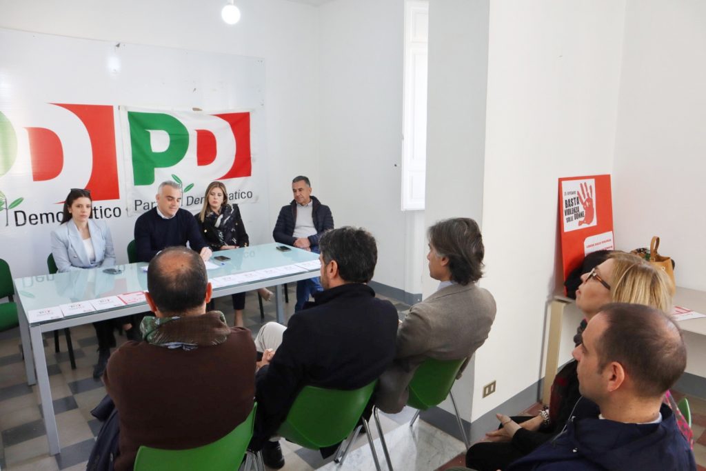 conferenza stampa pd