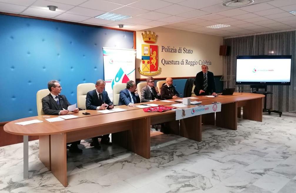 donatorinati calabria presentazione questura reggio