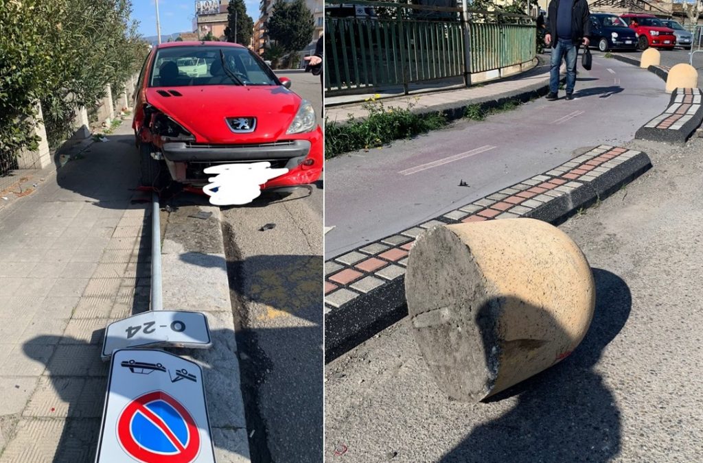 reggio calabria incidente pista ciclabile