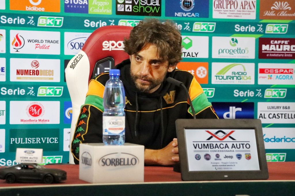 Godinho vice allenatore Venezia in conferenza stampa