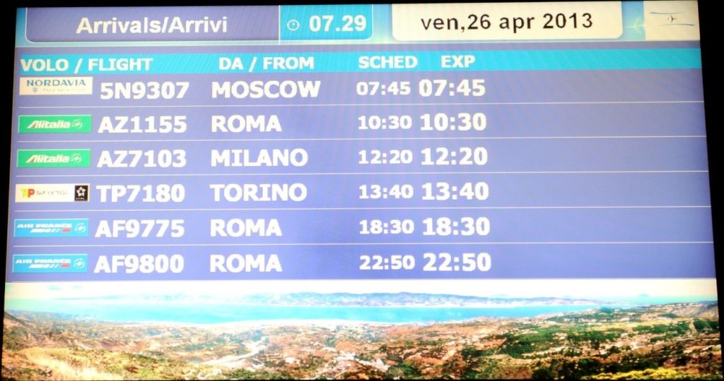 aeroporto dello stretto charter russia 26 aprile 2013