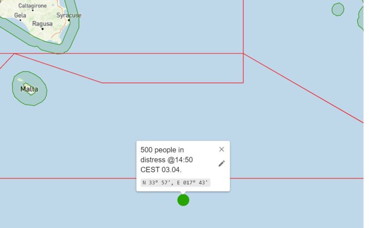 migranti in mare mediterranea