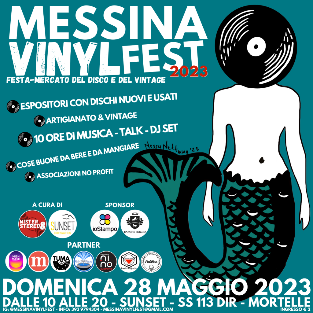 Poster in Cornice Dischi in vinile con vecchia radio 