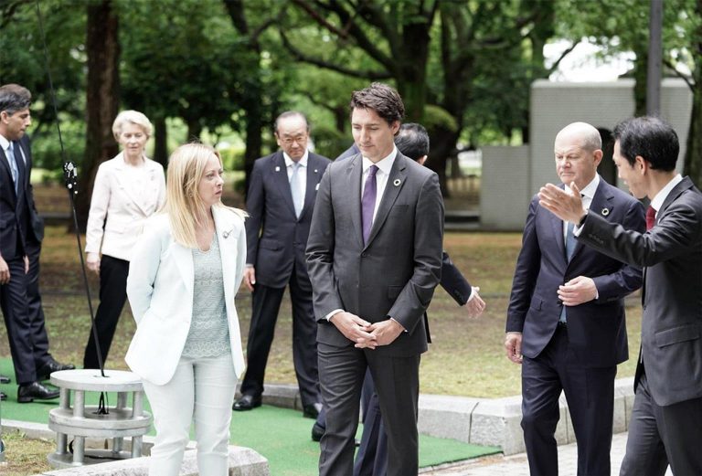 Meloni e Trudeau al G7 su Diritti Lgbt