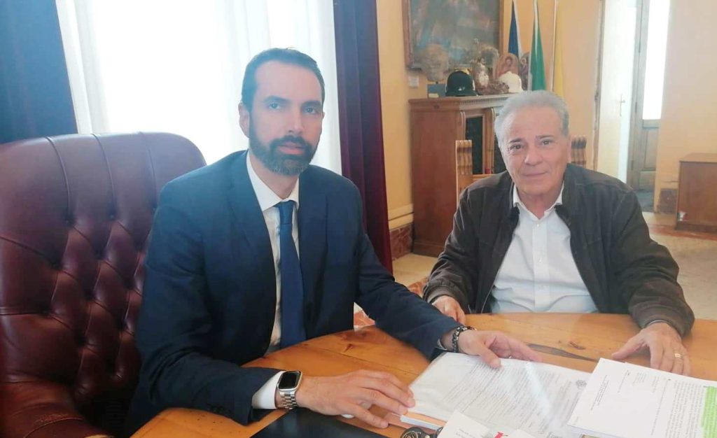 Sindaco Basile e Presidente Messina Sciotto