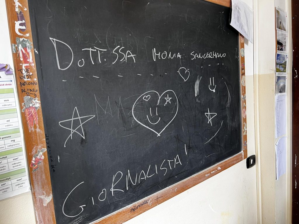 lezione di giornalismo scuola sinopoli