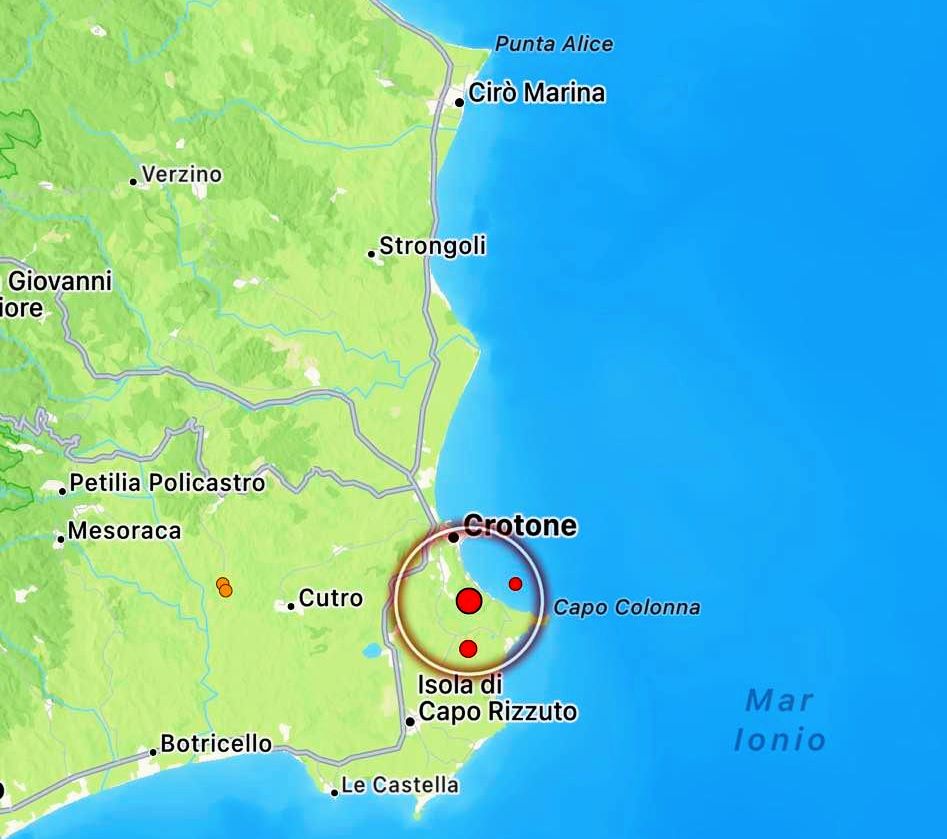 terremoto crotone