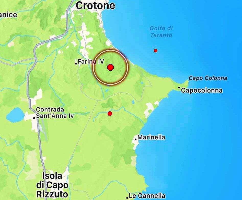 terremoto crotone