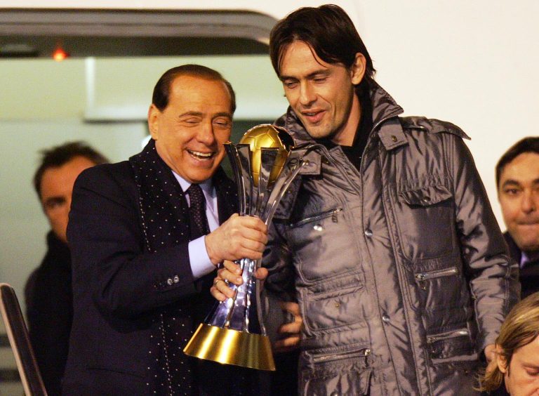 Berlusconi e Inzaghi Milan