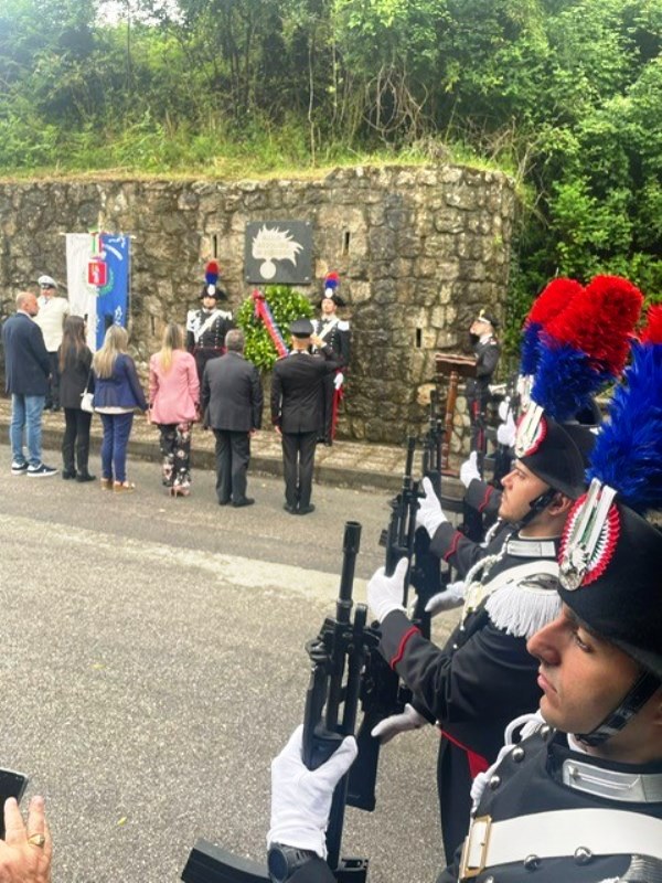 Cerimonia 27° anniversario omicido Mar. Capo Pasquale Azzolina