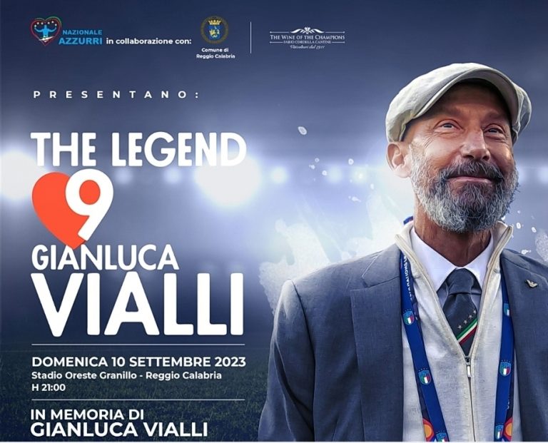 Locandina partita Vialli al Granillo