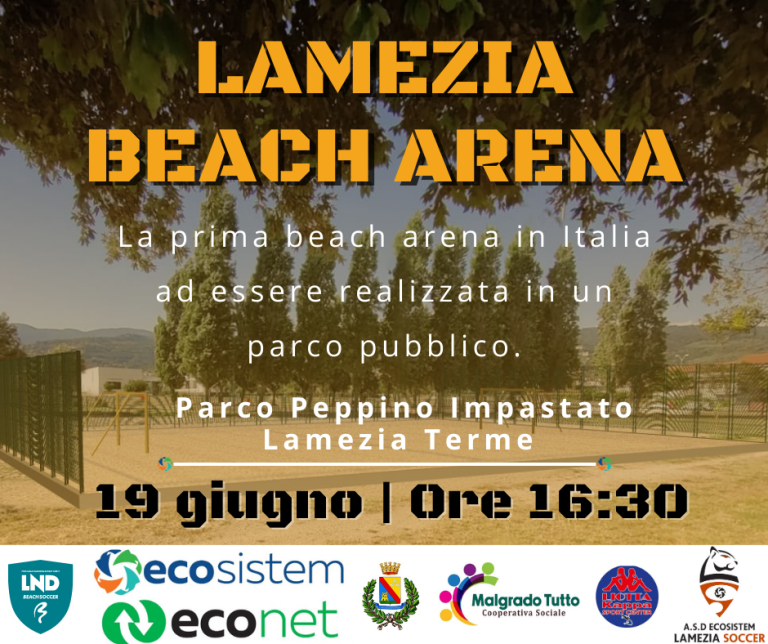 beach arena ecosistem lamezia