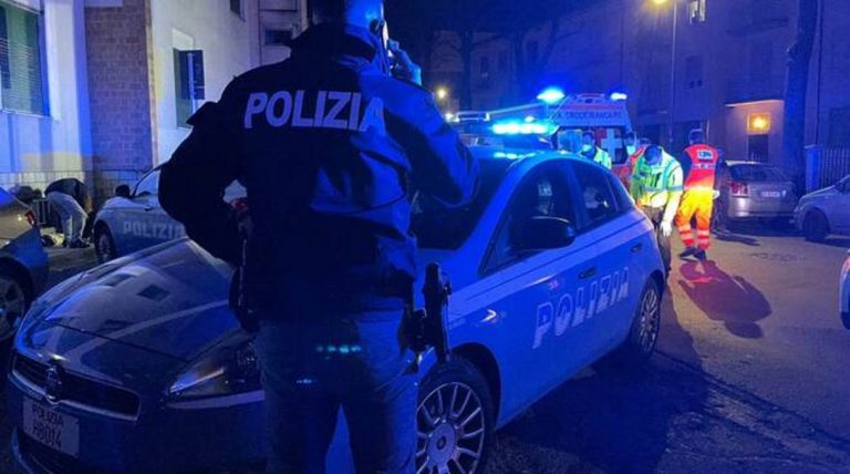 polizia ambulanza notte