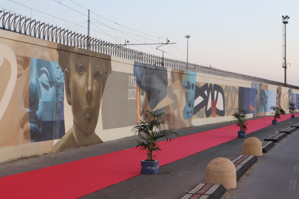 Inaugurazione murales Bronzi di Riace