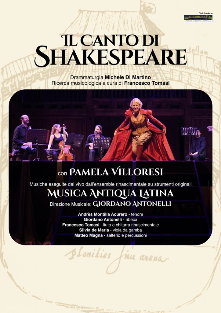 Locandina il Canto di Shakespeare