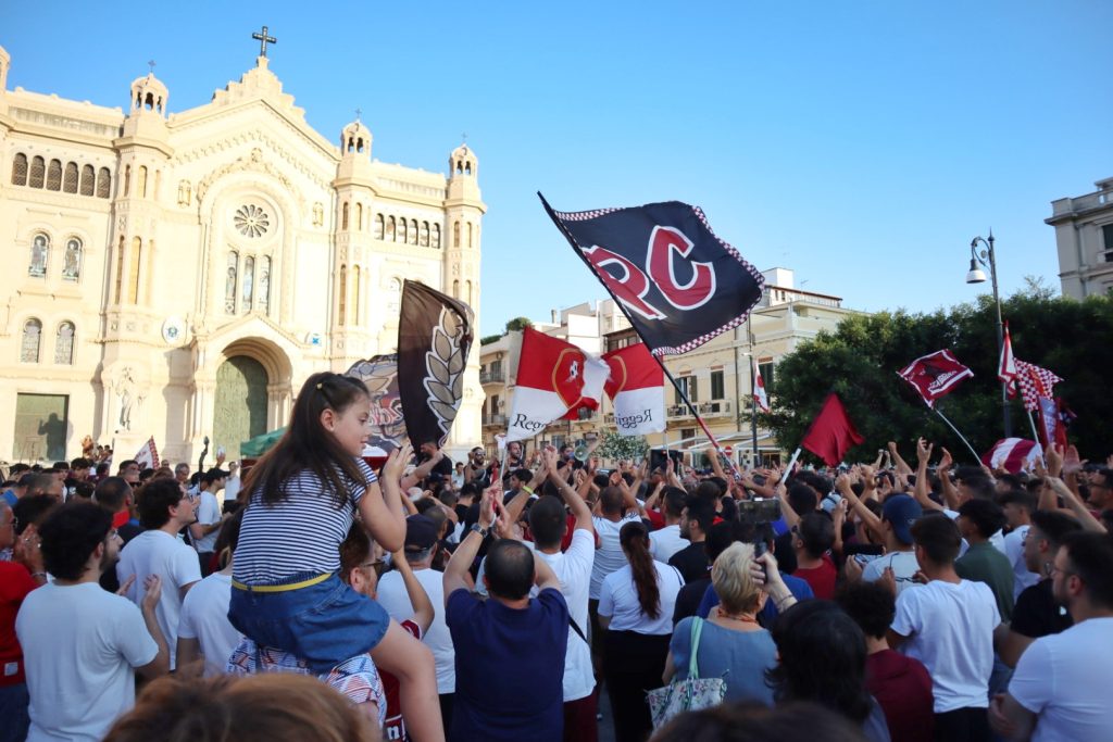 Manifestazione Tifosi Reggina Piazza Duomo