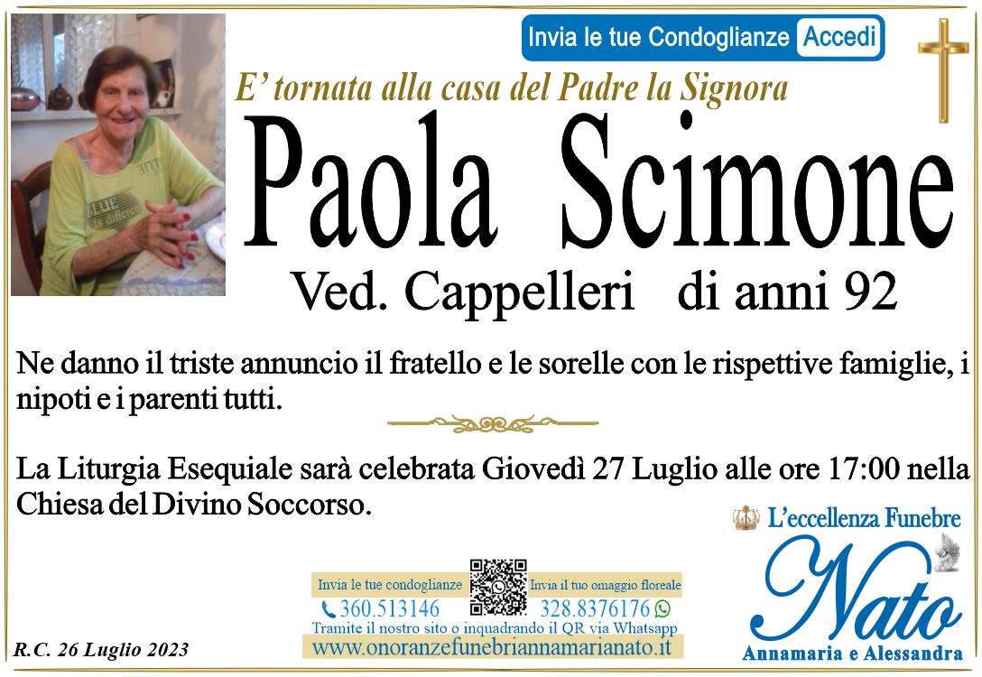 SCIMONE PAOLA