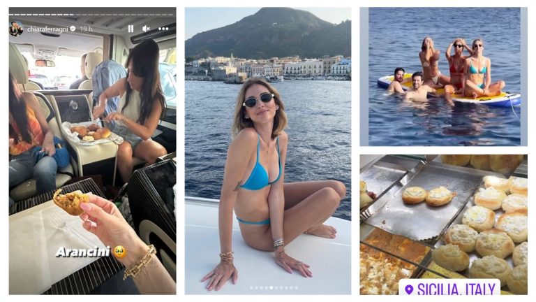 chiara ferragni arancini in sicilia