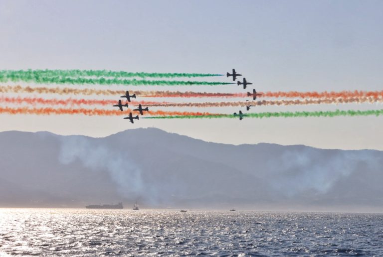 frecce tricolori lungomare Reggio 2023