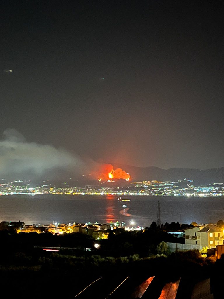 incendio messina