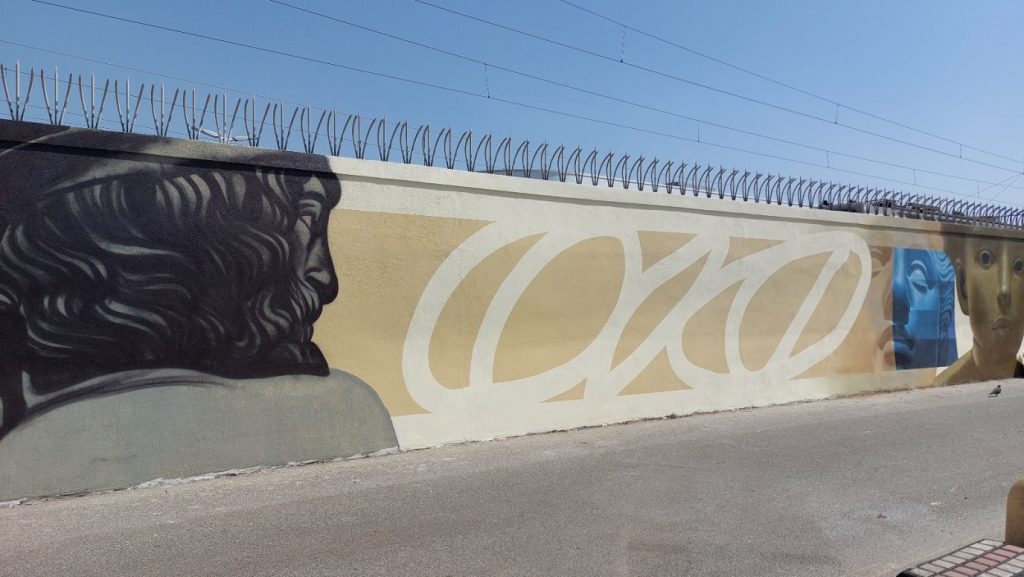 murales bronzi di riace tempietto reggio calabria