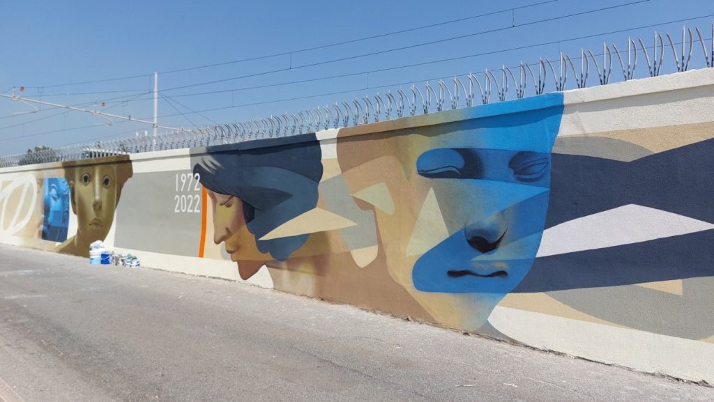 murales bronzi di riace tempietto reggio calabria