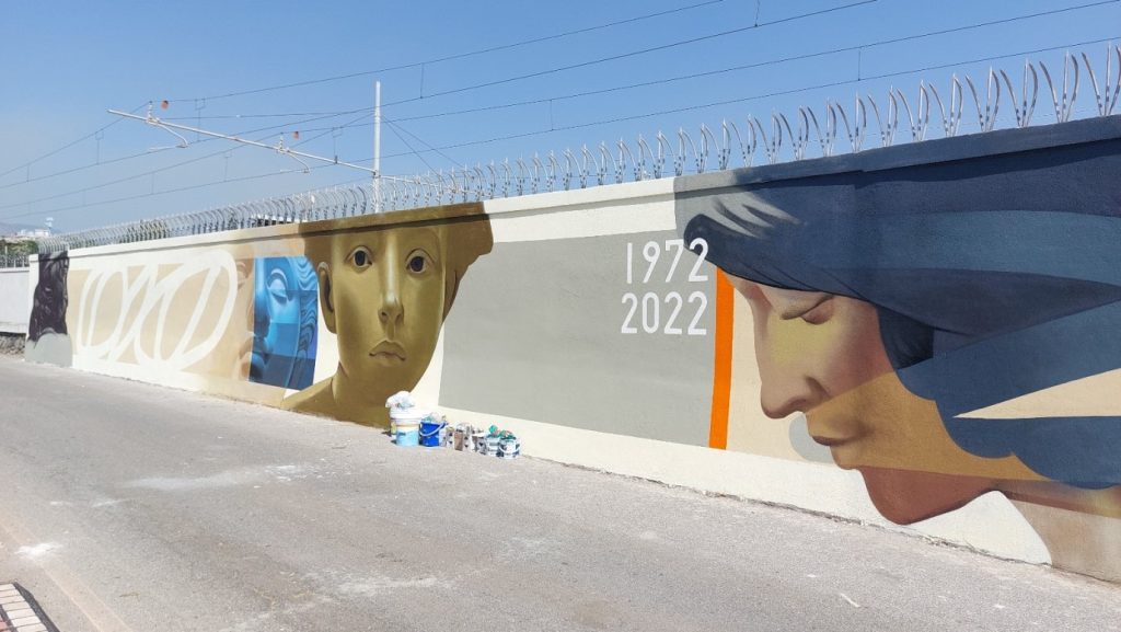 murales bronzi di riace tempietto reggio calabria