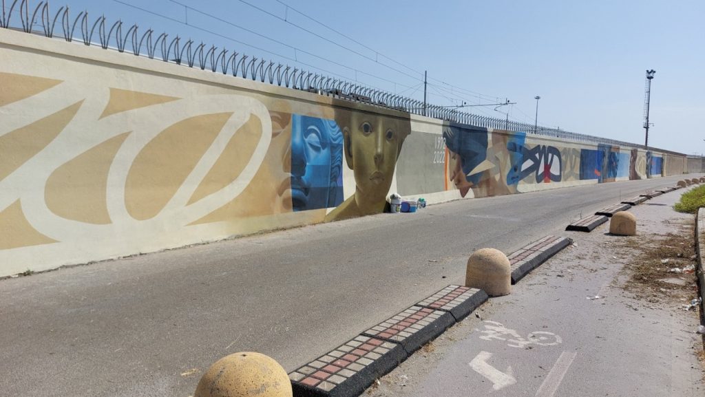 murales bronzi di riace tempietto reggio calabria